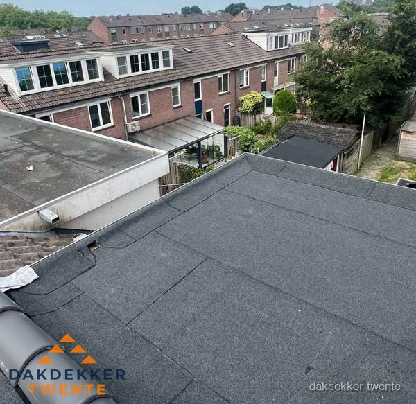 Dakinspectie plat dak aanbouw in Twente Dakinspectie plat dak aanbouw in Twente